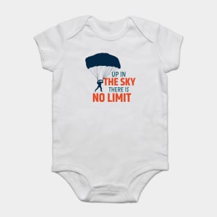 Skydiving Sky Skydiver Parachute Saying Baby Bodysuit